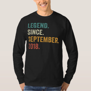 Legend Seit September 2018 4. Geburtstag 4 Jahr O T-Shirt