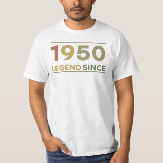 Legend Since 1950 T-Shirt (Vorderseite)