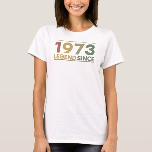 Legend Since 1973 T-Shirt (Vorderseite)