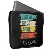 Legend Since April 1996 Laptopschutzhülle (Vorne Rechts)