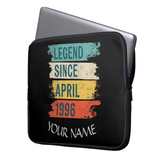Legend Since April 1996 Laptopschutzhülle (Vorderseite Links)