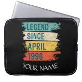 Legend Since April 1996 Laptopschutzhülle (Vorderseite)