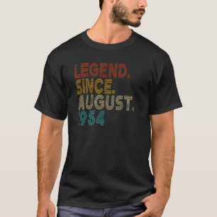 Legend Since August 1954 68 Years Old 68th Birthda T-Shirt