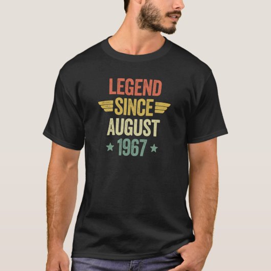 Legend Since August 1967 T-Shirt (Vorderseite)