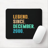Legend Since December 2000 Birth Of Birthday 2000  Mousepad (Mit Mouse)