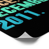 Legend Since December 2011 Birth Of Birthday 2011 Poster (Ecke)