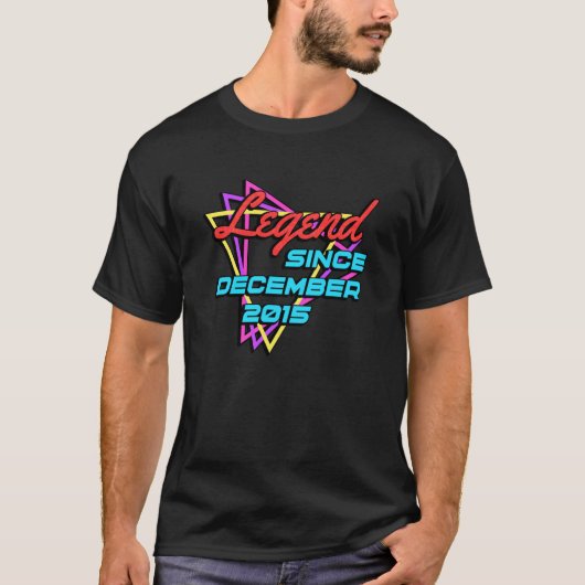 Legend Since December 2015 T-Shirt (Vorderseite)