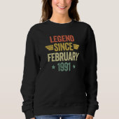 Legend Since February 1991 Sweatshirt (Vorderseite)