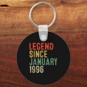 Legend Since January 1996 30th Birthday 30 Year Ol Schlüsselanhänger (Vorderseite)