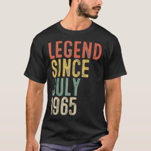 Legend Since July 1965 55th Birthday Gift 55 Year T-Shirt