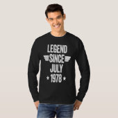 Legend Since July 1978 1 T-Shirt (Vorne ganz)