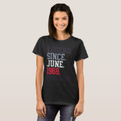 Legend Since June 1969 For Men Women June 1969 T-Shirt (Vorne ganz)
