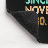 Legend Since November 1980 Apparel Mousepad (Ecke)