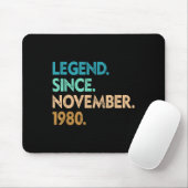 Legend Since November 1980 Apparel Mousepad (Mit Mouse)