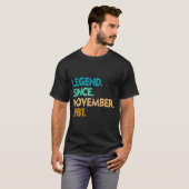 Legend Since November 1981 Apparel T-Shirt (Vorne ganz)