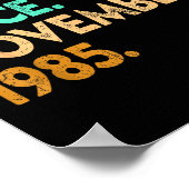 Legend Since November 1985 Apparel Poster (Ecke)
