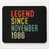 Legend Since November 1986 &#; th Birthday &#;  Ye Mousepad (Vorne)