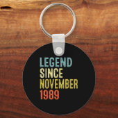 Legend Since November 1989 36th Birthday 36 Year O Schlüsselanhänger (Vorderseite)