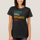 Legend Since November 2018 4th Birthday 4 Years O T-Shirt (Vorderseite)