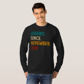 Legend Since November 2018 4th Birthday 4 Years O T-Shirt (Vorne ganz)