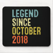 Legend Since October 2018 7th Birthday 7 Year Old Mousepad (Vorne)