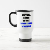 Legend Softball Coach Reisebecher (Links)
