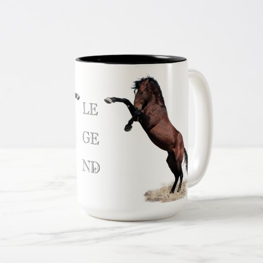 LEGEND Spirited Mustang Tasse  (VorderseiteRechts)