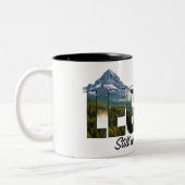 Legend Still Wild at Heart Outdoor Graphic Zweifarbige Tasse (Links)
