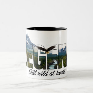 Legend Still Wild at Heart Outdoor Graphic Zweifarbige Tasse