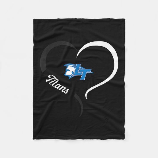 Legend Titans Logo Halb Herz Slogan Hs Fleecedecke (Vorderseite)