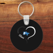 Legend Titans Logo Halbherz Slogan Hs Schlüsselanhänger (Vorderseite)