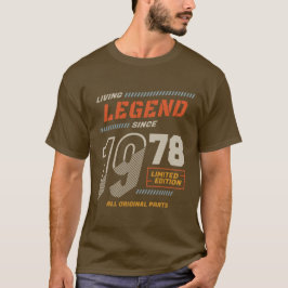 Legend Vintag seit 1978 Limited Edition T-Shirt