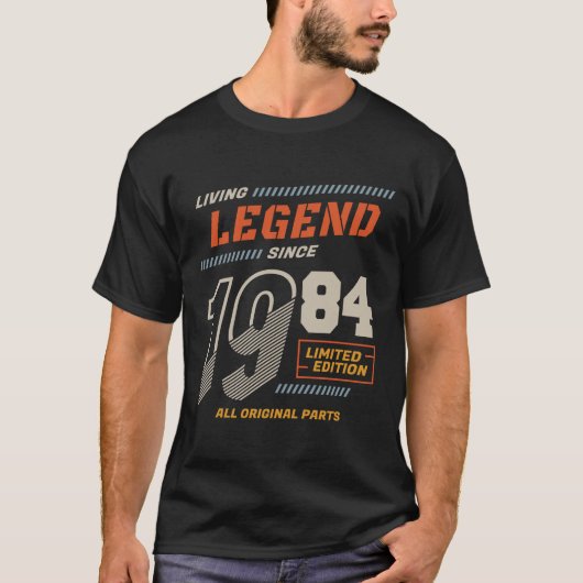 Legend Vintag seit 1984 Limited Edition T-Shirt (Vorderseite)