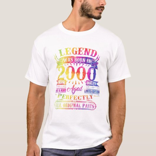 Legend Was Born In 2000 T-Shirt (Vorderseite)