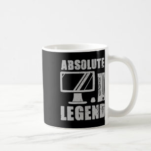 Legend Zitier lustiger Videospielspieler PC-Gaming Kaffeetasse