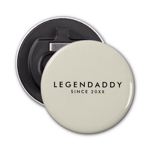 Legendaddy für legendäre Vater, einfach minimalist Flaschenöffner (Vorderseite)