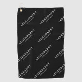 Legendaddy für legendäre Vater, einfach minimalist Golfhandtuch (Vorderseite)