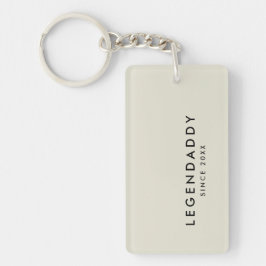 Legendaddy für legendäre Vater, einfach minimalist Schlüsselanhänger