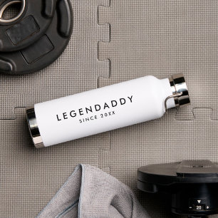 Legendaddy für legendäre Vater, einfach minimalist Trinkflasche