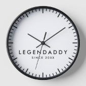 Legendaddy für legendäre Vater elegant minimalisti Uhr (Vorderseite)