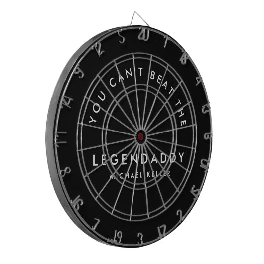 Legendaddy für legendäre Vater Spaß minimalistisch Dartscheibe (Vorderseite Links)