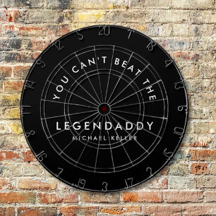 Legendaddy für legendäre Vater Spaß minimalistisch Dartscheibe