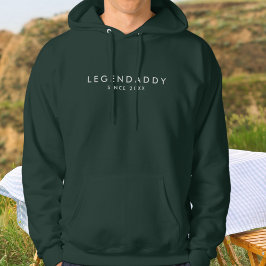 Legendaddy seit für legendäre Vater minimalistisch Hoodie