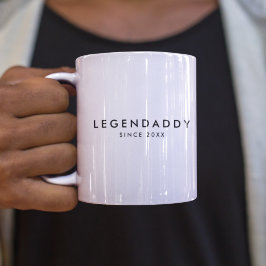 Legendaddy seit für legendäre Vater minimalistisch Kaffeetasse