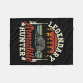 Legendär Armadillo Jäger Jäger Geschenk Fleecedecke (Vorderseite (Horizontal))