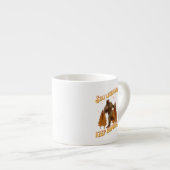 Legendär bleibe, Behaltend Funny Bigfoot Espressotasse (Vorderseite Rechts)