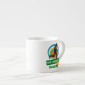 Legendär bleibe, Behaltend Funny Bigfoot Espressotasse (Vorderseite Rechts)