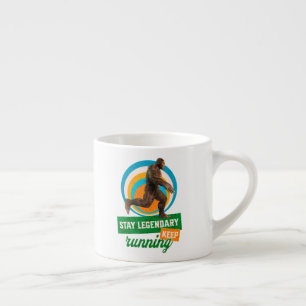 Legendär bleibe, Behaltend Funny Bigfoot Espressotasse