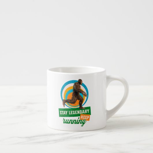 Legendär bleibe, Behaltend Funny Bigfoot Espressotasse (Rechts)