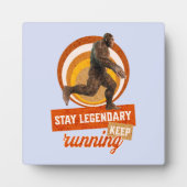 Legendär bleibe, Behaltend Funny Bigfoot Fotoplatte (Vorderseite)